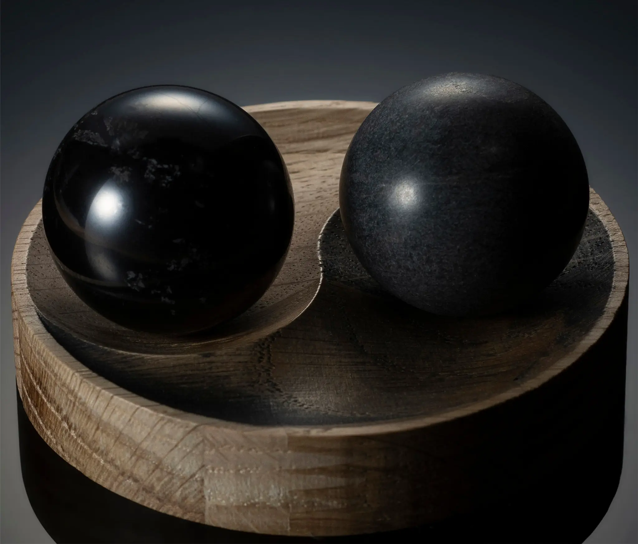 Crafting traditional Chinese Baoding balls, designed for hand exercise and relaxation.