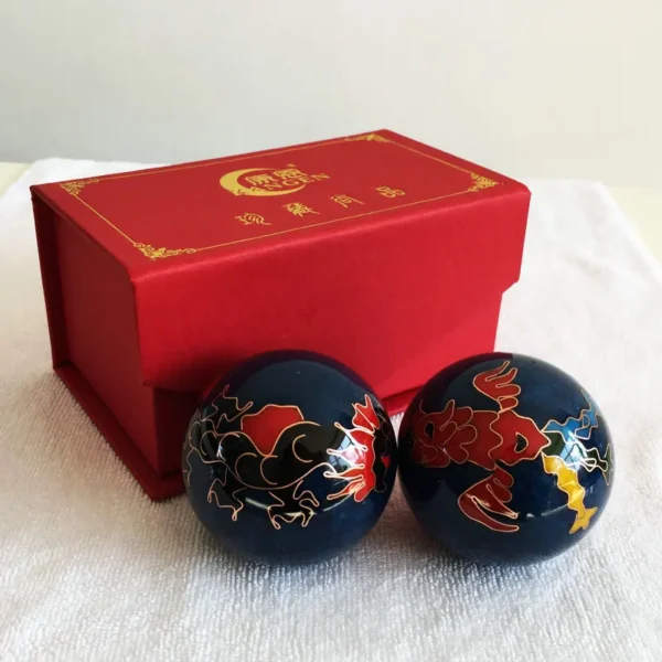 Cloisonne Meditation Baoding Balls Set