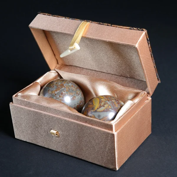 Natural Jade Baoding Balls 50mm Fitness
