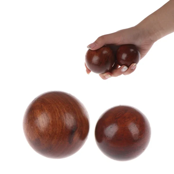 Wooden Meditation Balls for Stress Relief