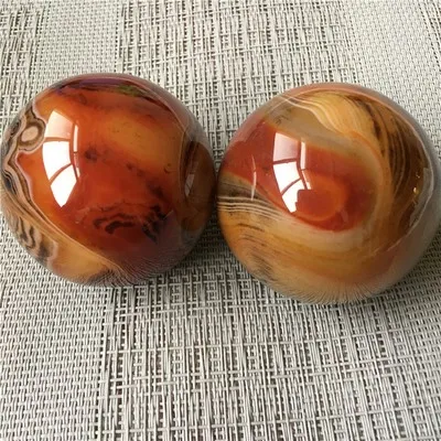 Natural Agate Chinese Baoding Meditation Balls