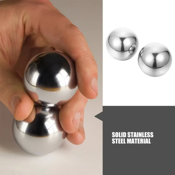 Premium 52mm Stainless Steel Baoding Hand Balls