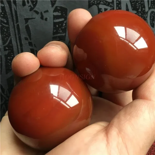 Natural Agate Chinese Baoding Meditation Balls