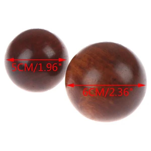 Wooden Meditation Balls for Stress Relief